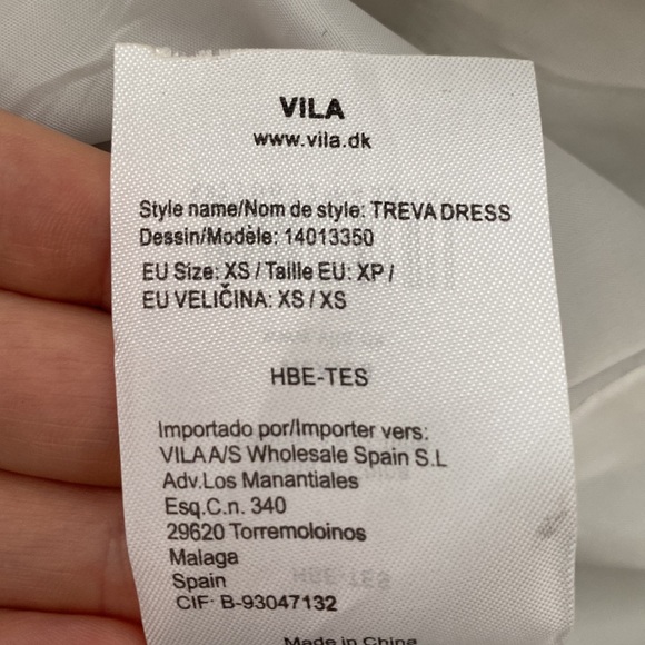 Villa designer dress. Fitted. Short - Picture 5 of 5